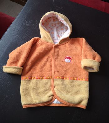 Manteau à capuche polaire 