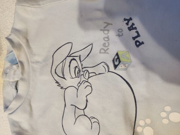 Pyjama léger La belle et le clochard - Taille 3 mois - Disney - photo numéro 3