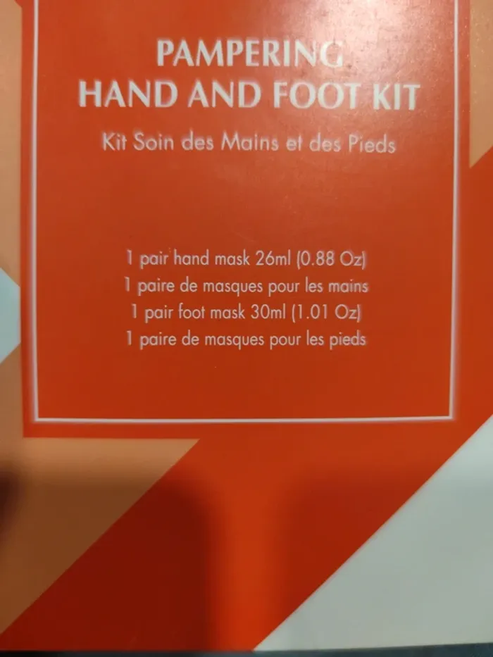Nutrimetics pampering hand and foot kit masques - photo numéro 2