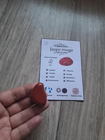 Jaspe rouge et sa fiche bienfait
