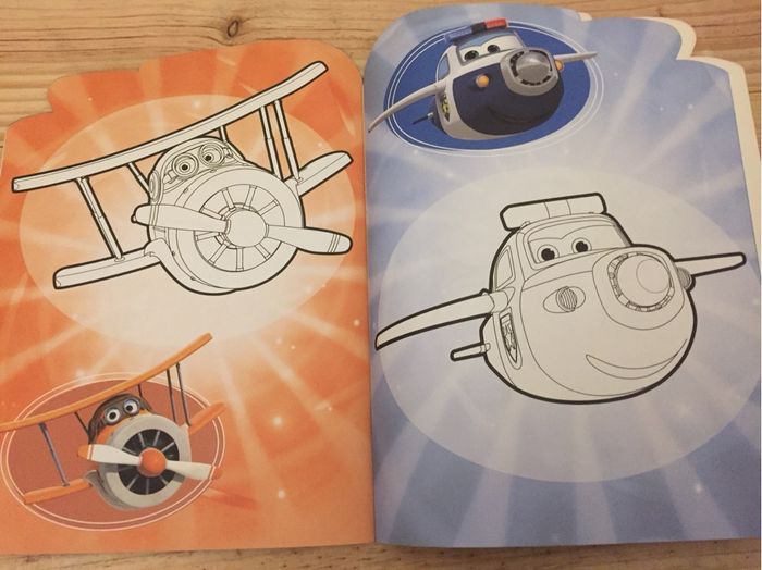 Livre coloriage super wings - photo numéro 2