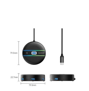 USB Hub Multi port USB pour Ordinateur charge et transfert de données