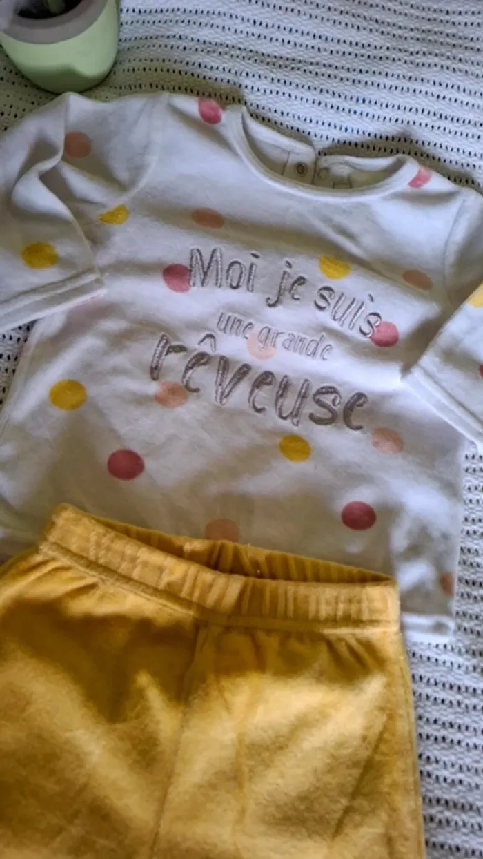 Pyjama velour 12Mois - photo numéro 2