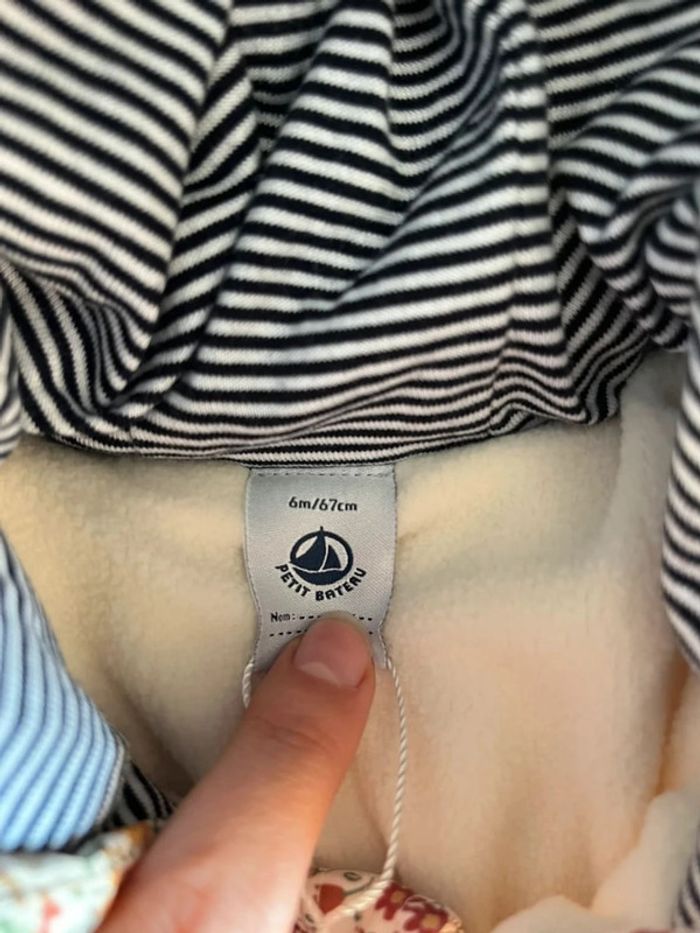 Doudoune fleurie Petit Bateau neuve - photo numéro 3