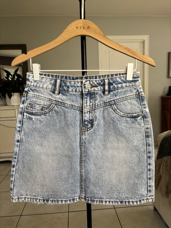 Jupe en jean façon délavé Pimkie