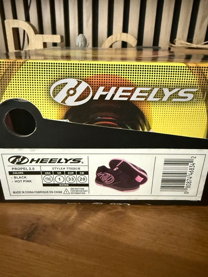 Heelys Propel 2.0 Baskets Basses, Noir (Black/Rose), 33 EU - photo numéro 5