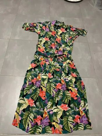 Ensemble à Fleur Chemise + Jupe Taille 42/44