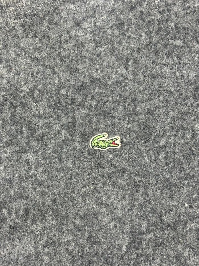 Pull Ralph Lauren gris col rond en laine old money taille L - photo numéro 5