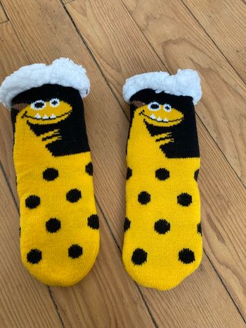Chaussons fourrés antidérapants 25/28