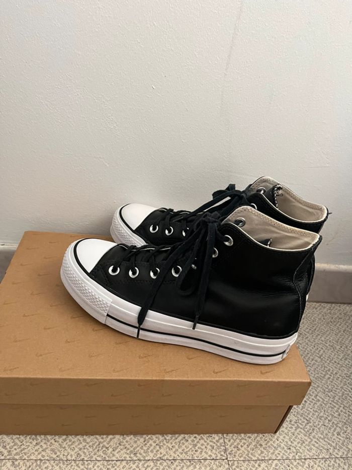 Converse En Cuir Pour Femme Taille (38) - photo numéro 7