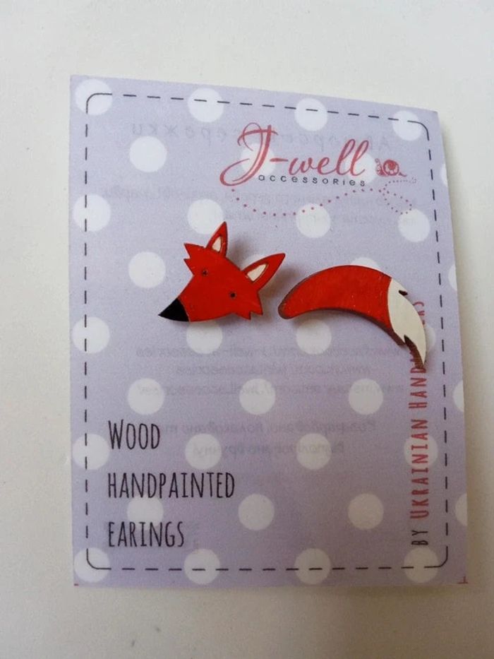 Boucles renard en bois leger - Neuf - photo numéro 2