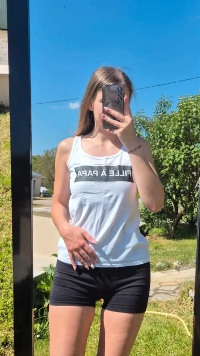 Débardeur imprimé Fille à papa - photo numéro 5