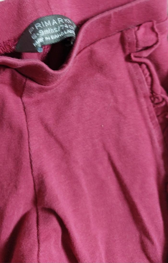 Lot 2 leggings 6/9 mois - photo numéro 3