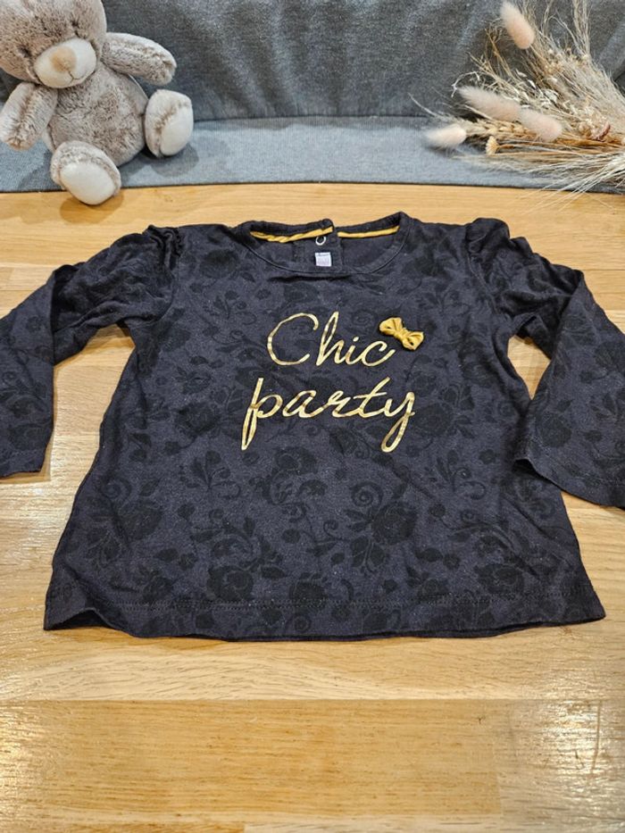 T-shirt manches longues 12 mois