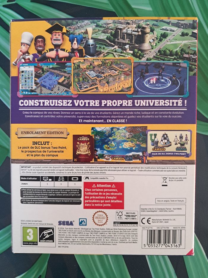 Jeu Switch "Two Point Campus" collector - photo numéro 2