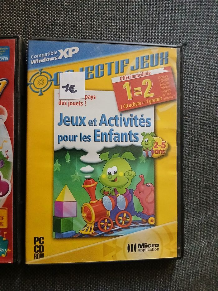 Lot de deux jeux de pc pour maternelle - photo numéro 3