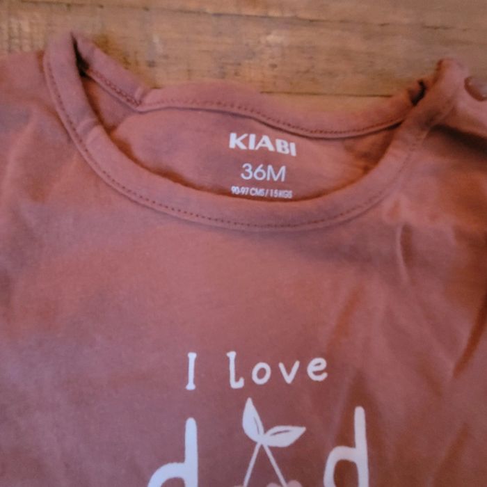 Tee shirt "I love Dad" - photo numéro 3