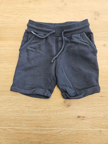 Short molleton bleu marine