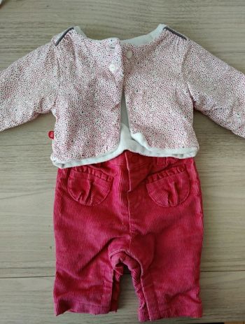 Ensemble pantalon et veste 1 mois