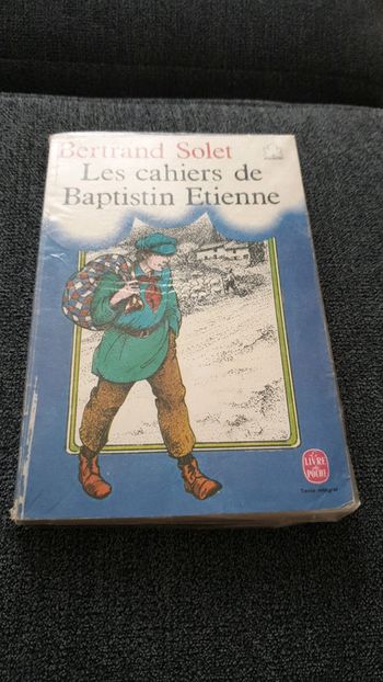 Livre les cahiers de baptistin Étienne de Bertrand Solet