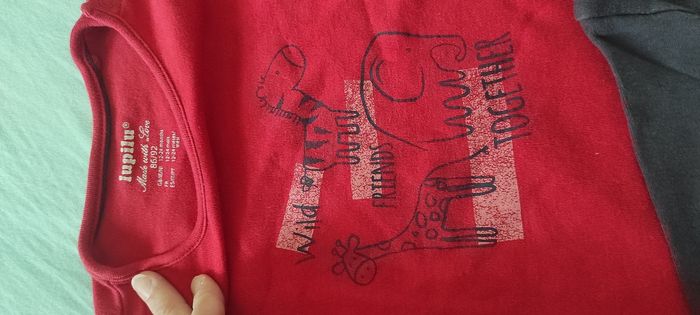 Lot 2 t-shirts Lupilu 86-92 cm - photo numéro 4