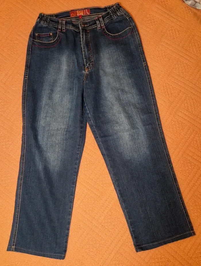 Jeans femme taille L - photo numéro 4