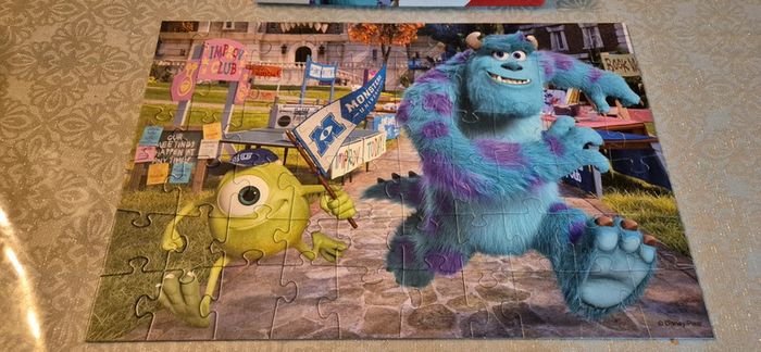 Puzzle de 60 pièces monsters université disney pixar trefl - photo numéro 3