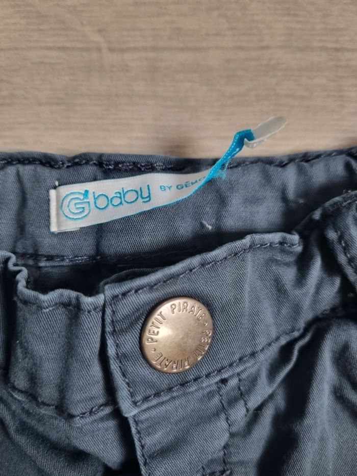 ​Pantalon Gbaby GEMO Chino Bébé Garçon 12 Mois Très Bon État - photo numéro 3