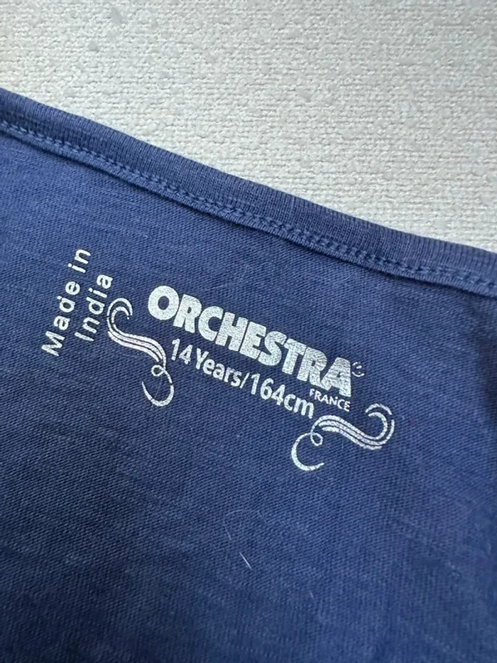 Débardeur bleu orchestra - photo numéro 2