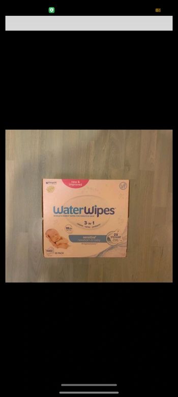 Carton de 18 paquets de lingettes waterwipes