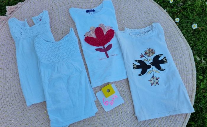 Lot 4 t shirt 6 ans
