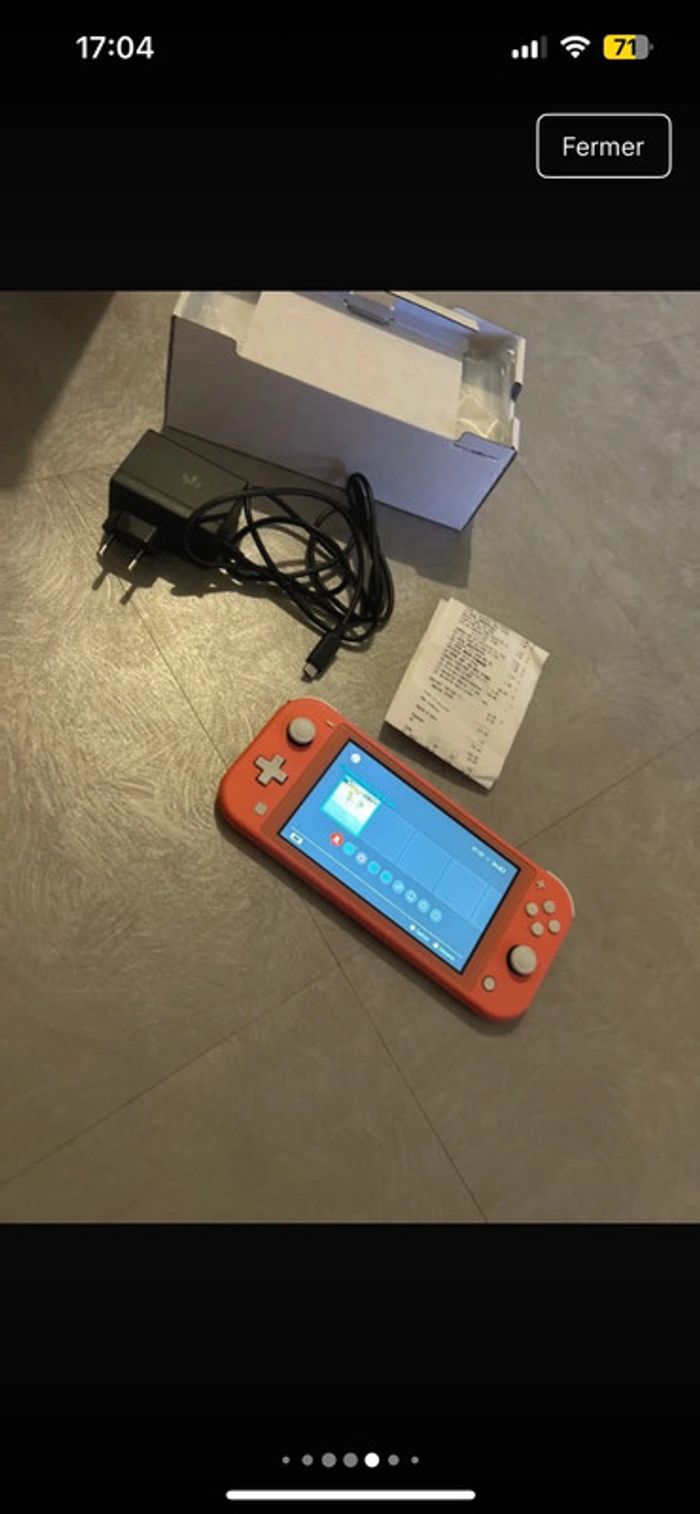 Nintendo switch lite rose encore sous garentie 2 ans - photo numéro 8