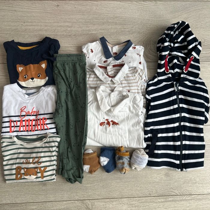 Lot vêtements garçon mi saison #9mois
