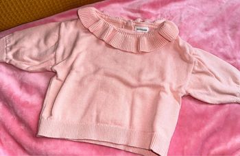 Pull col Claudine saumon