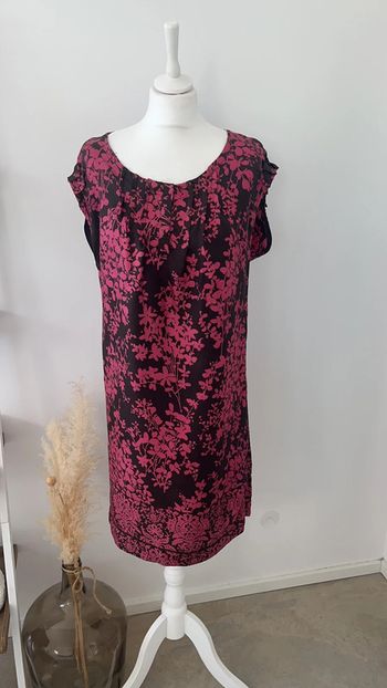 Robe en soie à motifs maje S