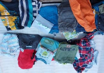 Lot vêtements bébé 6 mois été 35 pièces