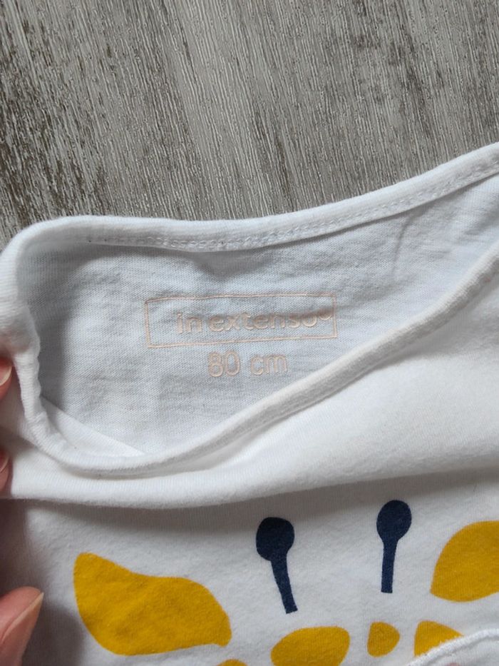 T-shirt rigolo manches courtes 🦒18m - photo numéro 2