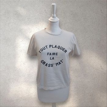 T-shirt manches courtes haut de pyjama été femme S