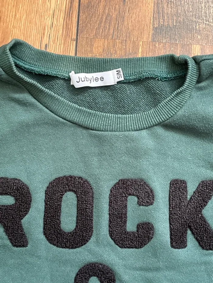 Pull vert Jubylee taille S/M - photo numéro 2