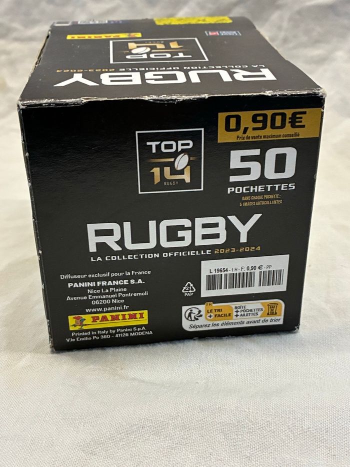 Box 50 sachets Panini stickers Rugby Top 14 2023/2024 🏉 - photo numéro 7