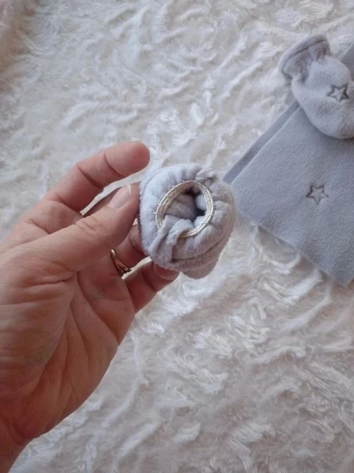 Ensemble (écharpe, gants, bonnet) Mixte 0/3 mois étoile Auchan - photo numéro 4