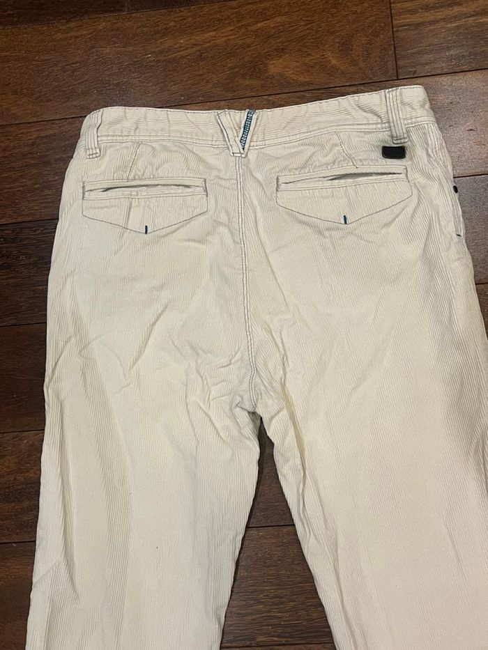 Jean beige crème en velours hugo boss taille 16 ans - photo numéro 5