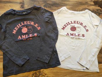 Tee shirt  jumelles 