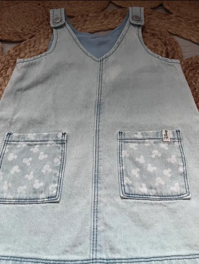 Robe jean effet délavé Minnie 24m - photo numéro 3