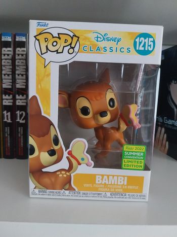 Funko Pop! Bambi avec Papillon #1215 Disney Classics Funko 2022 Summer Convention Limited Edition