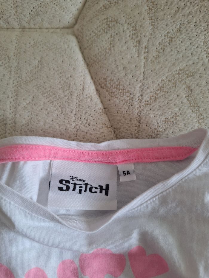 Teeshirt  fille manche longue stitch - photo numéro 3