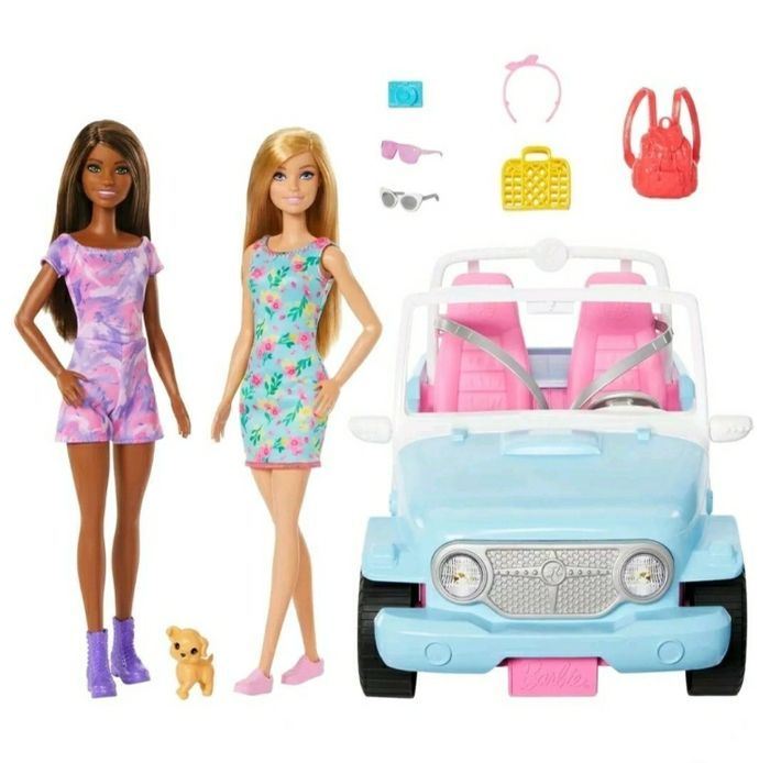 BARBIE ET SON 4/4 AVEC ACCESSOIRES ET 2 POUPEE S INCLUSES - photo numéro 2