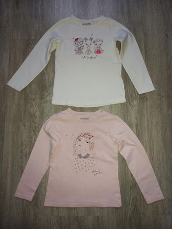 2 tee shirt manche longue orchestra taille 4 ans