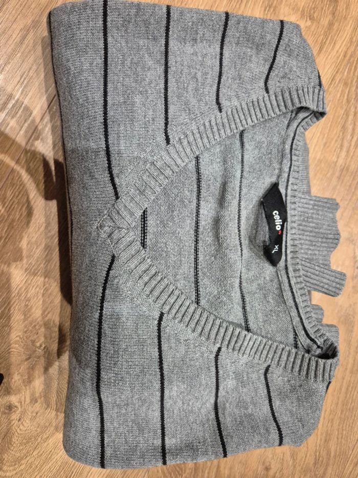 Pull gris #celio XL - photo numéro 8