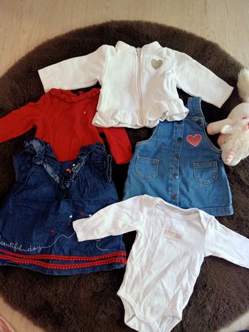 Lot vêtements bébé fille